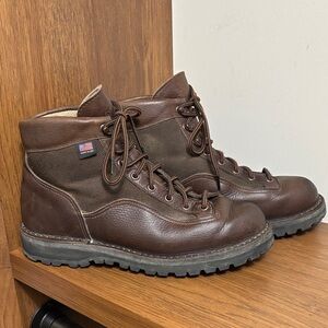 Danner Brown Leather Lace-Up Men's Boots